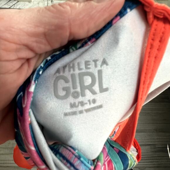 Athleta Girls Active Wear Set Shorts Tank Size 8/10 - Picture 6 of 6